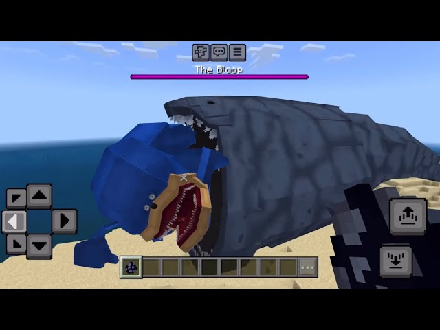 The Bloop vs Shin Sonic MOD in Minecraft PE