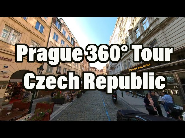 Prague 360° Tour Czech Republic  ( Watch in 5k )