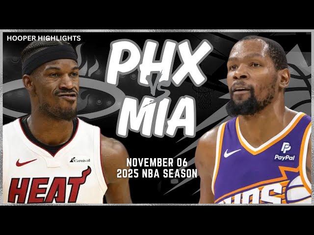 Phoenix Suns vs Miami Heat Full Game Highlights | Nov 6 | 2025 NBA Season