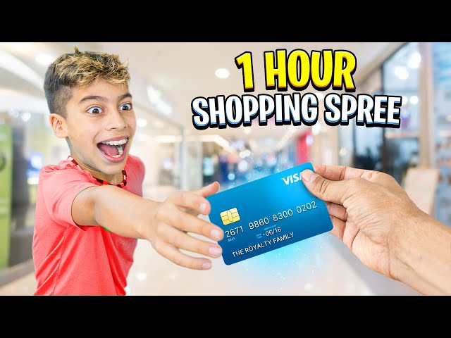 Giving our SON 1 Hour to Buy Whatever He Wants - Challenge 💰