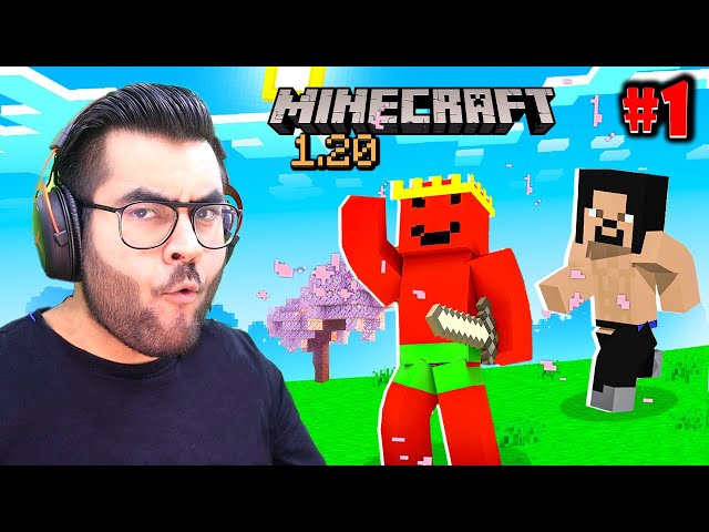 🔥 MINECRAFT 1.20 Survival - New World ft. KHALI 🔥 | Part 1 | Hitesh KS