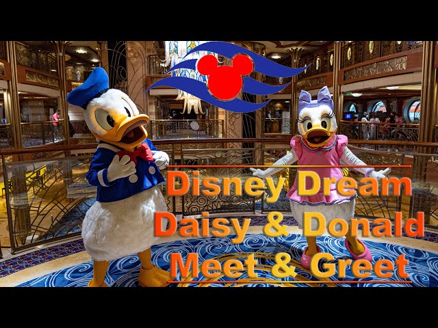 4K Donald and Daisy Meet & Greet on the Disney Dream VR180 3D