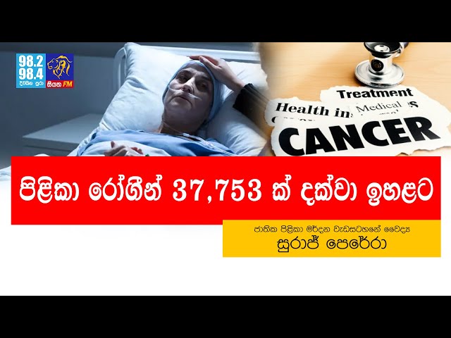 පිළිකා රෝගීන් 37,753 ක් දක්වා ඉහළට | SiyathaFM News