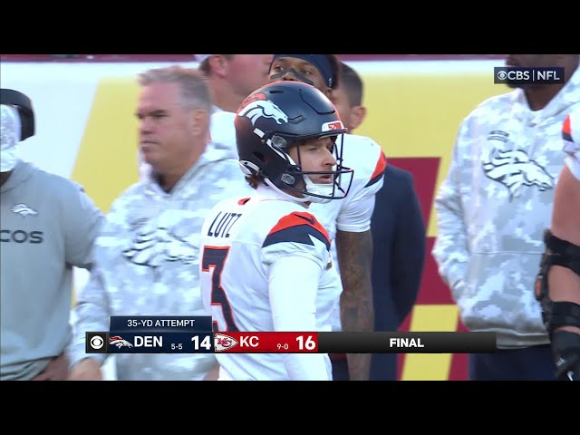 Broncos vs. Chiefs CRAZY ENDING!