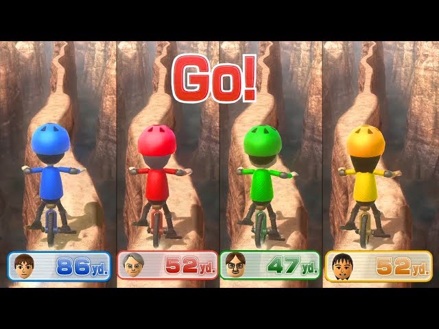 Wii Party U Minigames - Player Vs Frank Vs Marius Vs Cheng-Han(Advanced Difficulty)