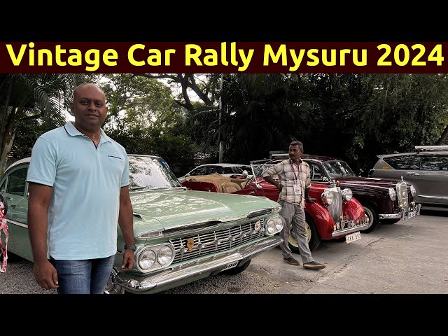 Vintage Car Rally Mysuru 2024 Federation of Historic Vehicles & Destination Rally South India