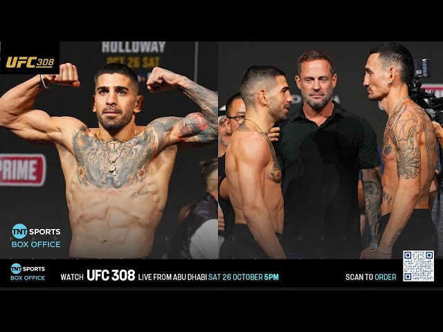 UFC 308: Ceremonial Weigh-in | Ilia Topuria vs. Max Holloway 🏆