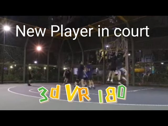 Short Night Basketball casual gameplay in Singapore Punggol court | 3D VR 180 篮球