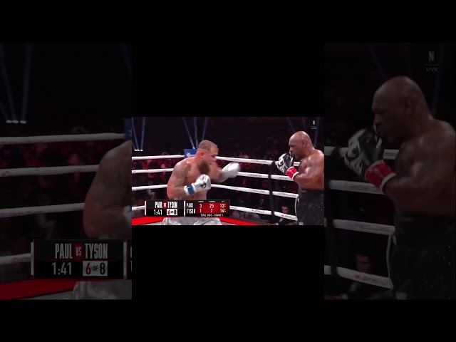 Jake Paul vs. Mike Tyson | Round 6 | Highlights