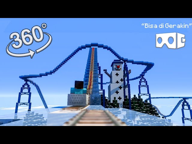 Minecraft 360° VR -  Roller Coaster EXTREME