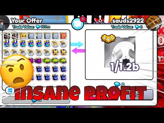 😱OMG I MADE SO MUCH PROFIT in pets go! using this method 😱(pets go trading montage #1