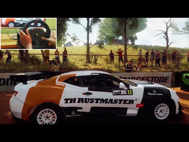 Chevrolet Camaro GT4.R - Dirt Rally 2.0 - MONARO Australia Distance 12.4 KM- Steering wheel Gameplay