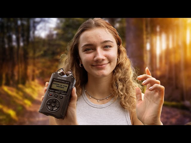 ASMR IN THE WOODS!