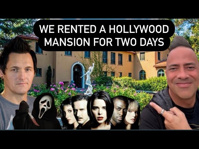 WE RENTED A HOLLYWOOD MANSION For SCREAM 3 and Halloween Filming Locations | SCREAM 3 Version