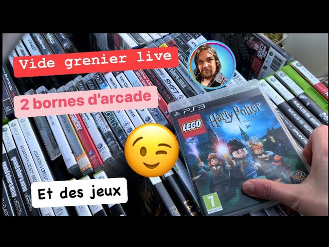 Vide grenier Live avec Alex gaming des bornes d’arcade et des jeux  🤗#videgrenierlive #jeuxvidéo