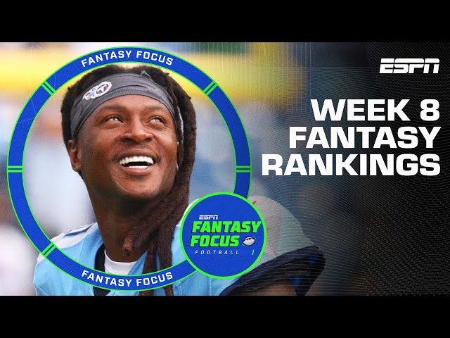 Week 8 Rankings + Trade Updates | Fantasy Focus 🏈