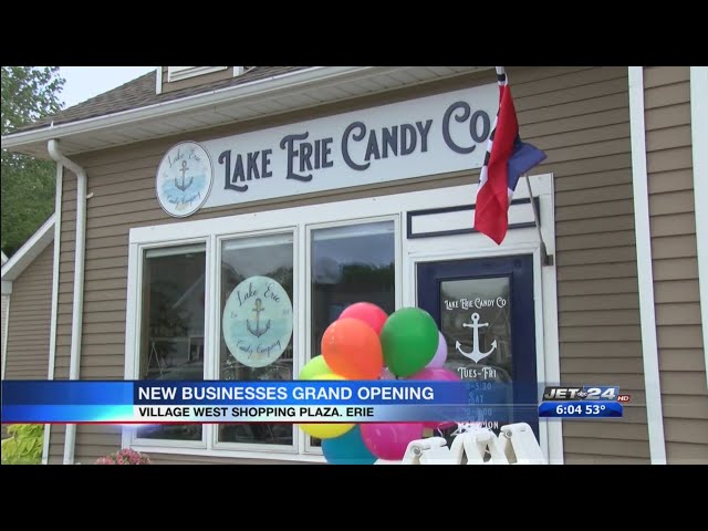 Turn 2 Sports Cards and Collectables and Lake Erie Candy Company open shops in the Village West Shop