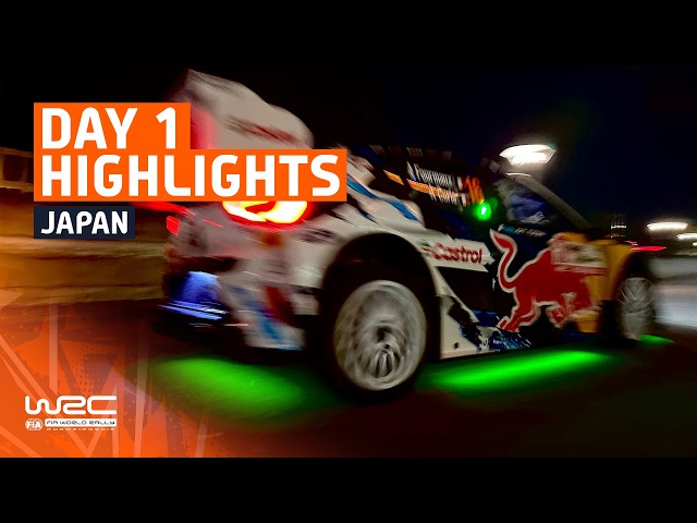 Day 1 Highlights | WRC FORUM8 Rally Japan 2024