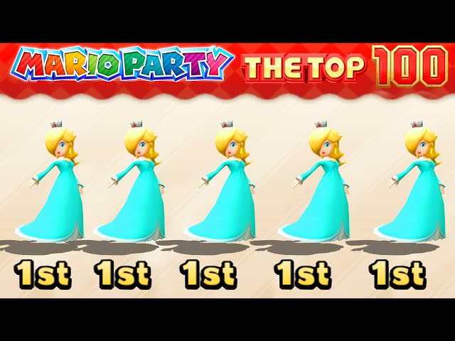 Mario Party: The Top 100 Minigames - Rosalina Vs Daisy Vs Peach Vs Mario