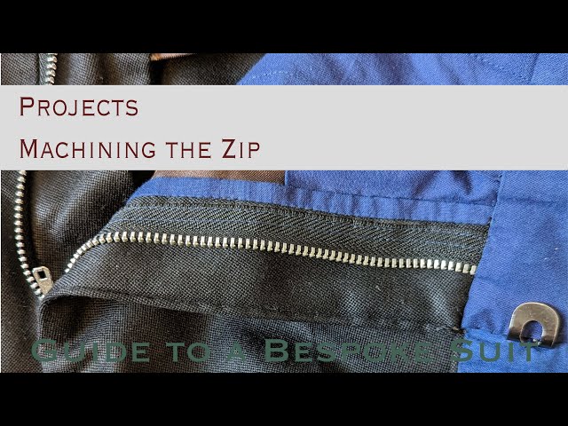 Attach the Zip Quickly and Strongly | Trouser Projects