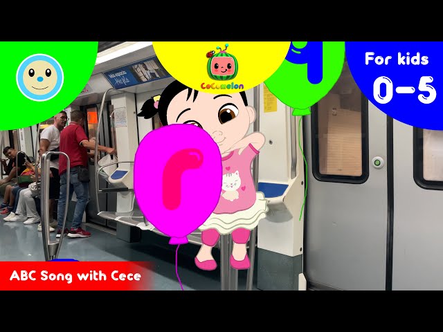 ABC Song with Cece 🕰️👶🏻 | @CoComelon | Nursery Rhyme for Kids 0-5 🧒🏻