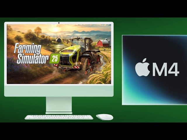 Playing EXTREME AAA games on the fastest colour iMac M4 with 8 CPU/GPU cores!