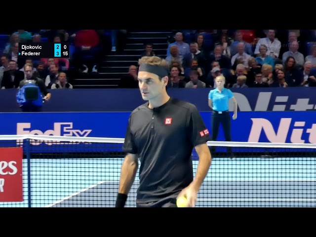 Roger Federer vs Novac Djokovic {{COURT LEVEL VIEW}}   Full Match   London 2019