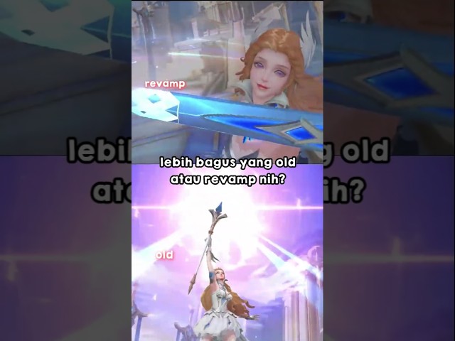 perbedaan hero odette di revamp vs old! #mlbb