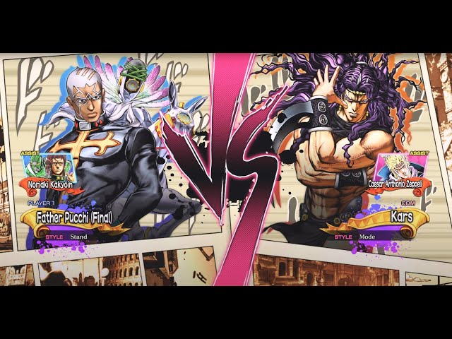 "PS5 Gameplay: Father Pucci vs Kars Fight - JoJo's All-Star Battle R"