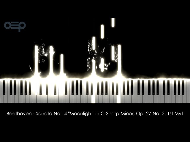 Beethoven - Moonlight Sonata (Piano Sonata No. 14, Op. 27 No. 2, 1st Movement)