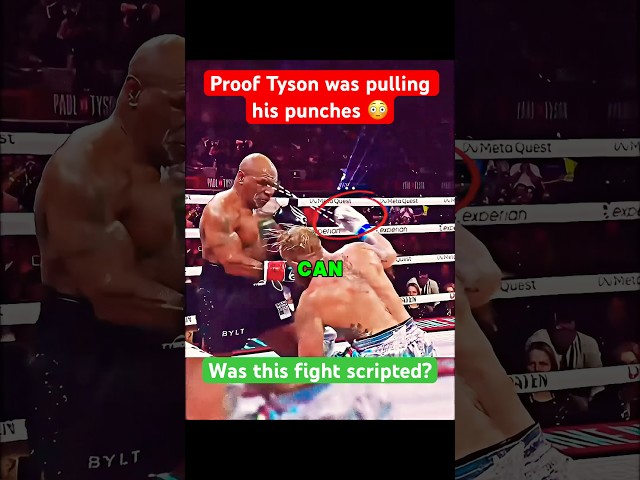 Proof that Mike Tyson vs Jake Paul was rigged? #boxing