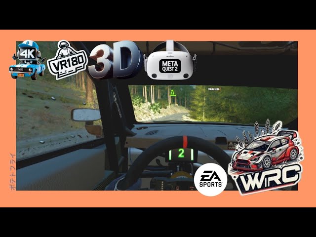 [EA Sports WRC][3D VR180 Video][第60話]シーズン5 モーメント Bio Bio Rally Chile