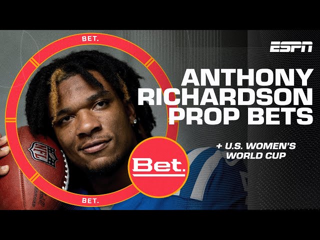 Colts QB Anthony Richardson's top prop bets in rookie season | Bet.