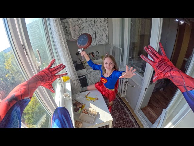 SPIDER-MAN VS NEIGHBOR GIRL IN LOVE 2 ( Romantic Spiderman Story in Real Life )