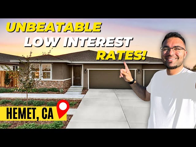 We Found the LOWEST INTEREST RATES in Hemet Hills CA! New Homes For Sale in Southern California!