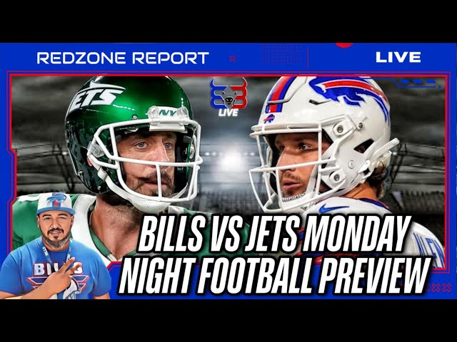 Bills vs Jets Monday Night Football Preview | The Redzone Report Live