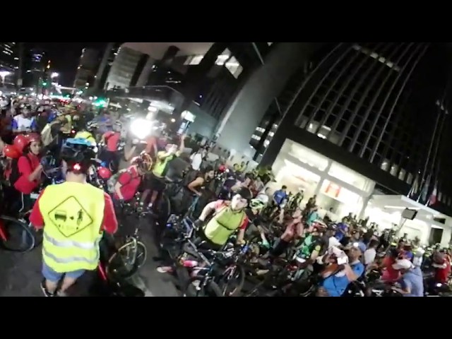 [360] Bicicletada pelas ciclovias apagadas - Microfone humano na Paulista