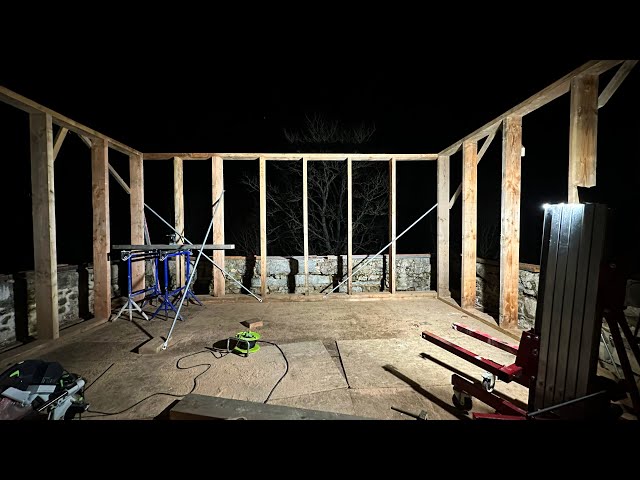 internal roof framing is up!