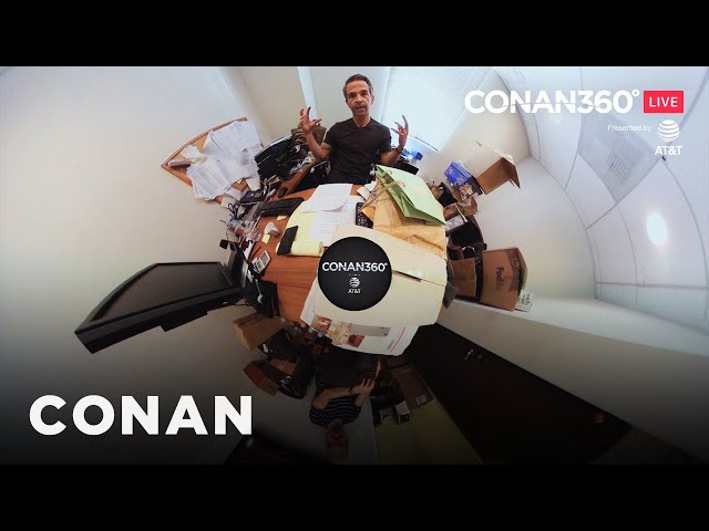 CONAN360° LIVE Highlight: Jordan Schlansky's T-Shirt Masterclass | CONAN on TBS