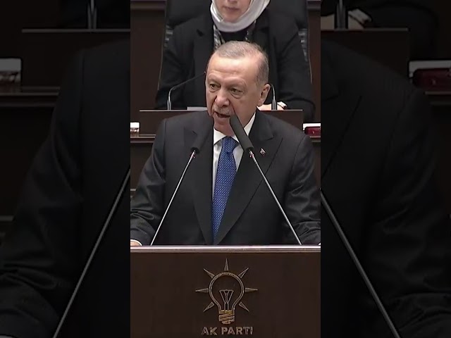 Erdoğan'dan Bahçeli'ye: "Cesur çıkışlarıyla tarihe istikamet çizen bir lider" #shorts