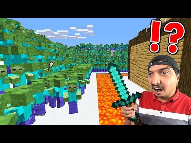 ١٥ خدعه وحيله لمواجهة اقوى انواع الزومبي 😱 Minecraft