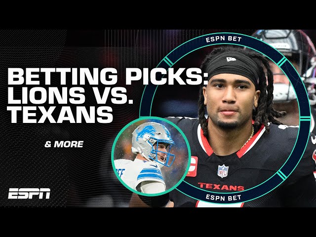 NFL WEEK 10 BEST BETS: Detroit Lions vs. Houston Texans, Steelers vs. Commanders & MORE 🤑 | ESPN BET