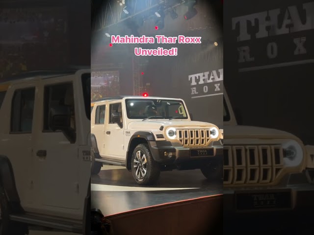 Thar Roxx launched | 5 door thar | #shorts #short #thar #ytshorts #trendingshorts2023