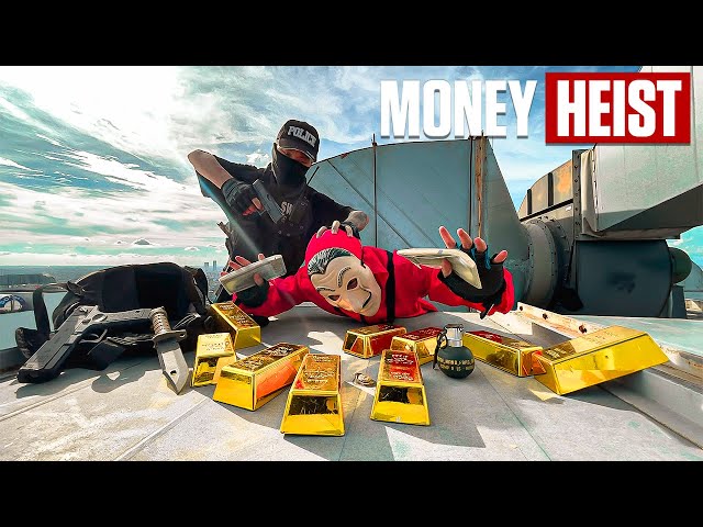 Parkour MONEY HEIST l Escape From Police Chase (Epic Parkour Escape POV Chase) 1 HOURS POV MOVIE