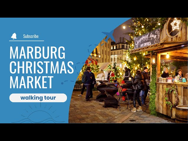 Magical Marburg Christmas Market Tour in 4K | Enchanting Holiday Experience