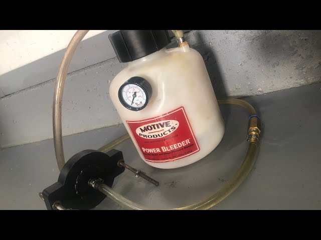 Motive Products Power Bleeder - Easiest Brake Bleeding Method