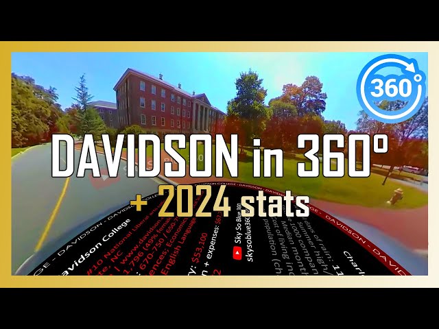 [2024] DAVIDSON COLLEGE 360° VR driving tour