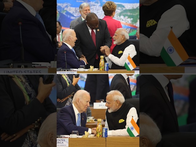 PM Modi meets US President Joe Biden in Rio De Janeiro| #shorts