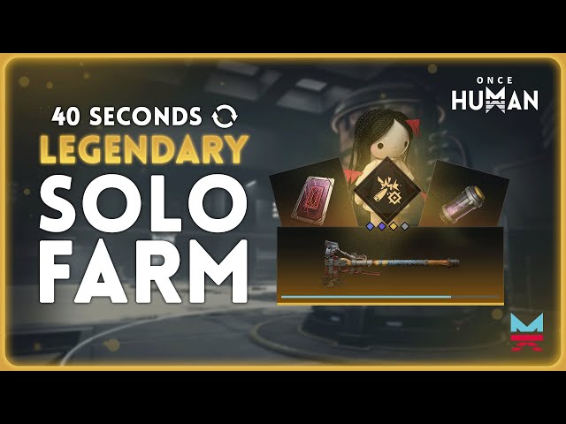 Solo farm ANY legendary mod in under a minute | Once Human