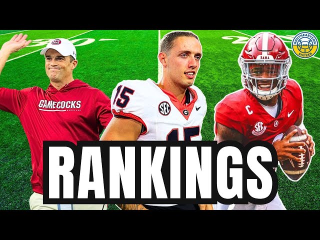 SEC Football Power Rankings: Week 13 Edition